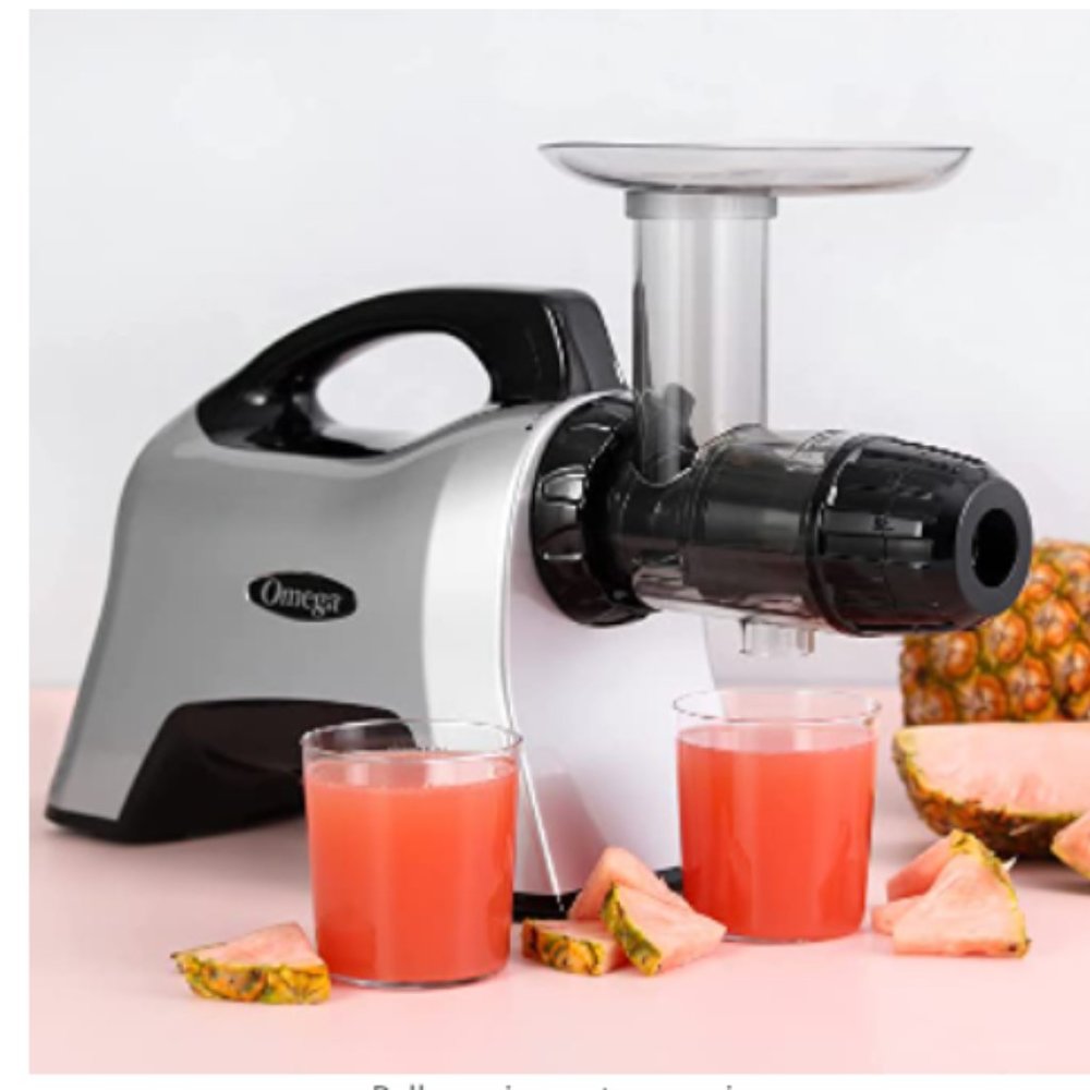 Omega NC1000HDS Juice Extractor and Nutrition System Slow Masticating BPA-Free w